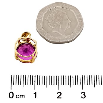 9ct gold Topaz Pendant